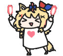 PolkaGlowsticks emote for Discord