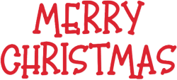 Merrychristmastext emote for Discord