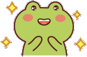 FrogSparkles emote for Discord