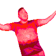 RainbowOrangeJustice emote for Discord