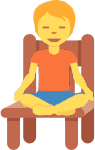 sittingOnLotus emote for Discord