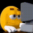 ShockedComputer emote for Discord