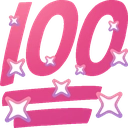 100 emote for Discord