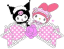 KuromiMelodyBow emote for Discord