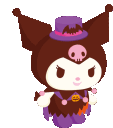 KuromiHalloween emote for Discord