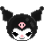 KuromiSparkle emote for Discord