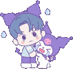 DoyoungKuromiCry emote for Discord