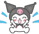 KuromiExcited emote for Discord