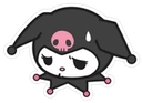 KuromiAshamed emote for Discord
