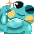 FrogMuscle emote for Discord