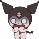 Kuromi_Fear emote for Discord