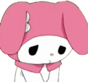 MyMelody_Pout emote for Discord