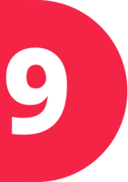 Number_9_right emote for Discord