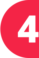 Number_4_left emote for Discord
