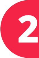 Number_2_left emote for Discord