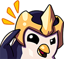 ThinkingPengu emote for Discord