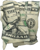 crumpled_money emote for Discord