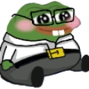 Peeposit_nerd emote for Discord