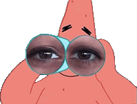 PatrickGlassStare emote for Discord