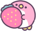 bird_strawberry emote for Discord