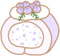 blueberry_cake2 emote for Discord