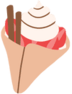 strawberry_crepe emote for Discord