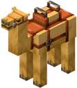 Minecraft_camel_with_Saddle_on emote for Discord