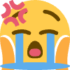 Shocked_cry emote for Discord