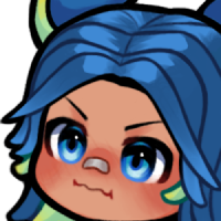 Neon_blush emote for Discord