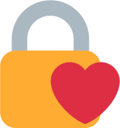 lock_with_heart emote for Discord