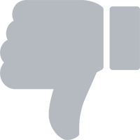 Disliked_summary_white emote for Discord