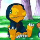 agumon_sit emote for Discord