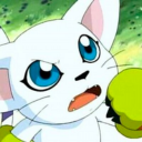 tailmon_think emote for Discord