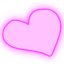 pinkheartglow emote for Discord