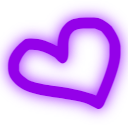 purpleheart emote for Discord