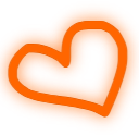 orangeheart emote for Discord
