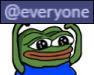 pepeveryone emote for Discord