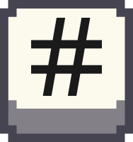 pixel_symbol_hash emote for Discord