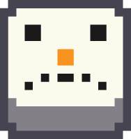 pixel_emoji_snowman_sad emote for Discord