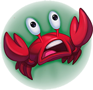 Shocked_Crab emote for Discord
