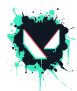 V_for_Valorant_Spray emote for Discord