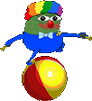 PeepoClowning emote for Discord