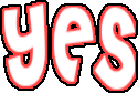 yes_neonred emote for Discord
