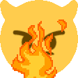 Cat_AngryBurn emote for Discord