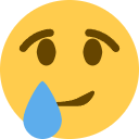 grinningcrying emote for Discord
