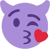 KissingHeartImp emote for Discord