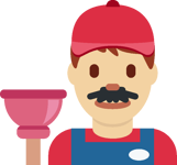 man_plumber emote for Discord