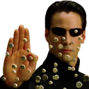 Neo_Stopping_Bullets emote for Discord