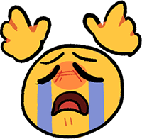 overwhelmedtears emote for Discord