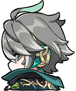 Alhaitham_ClockOut emote for Discord